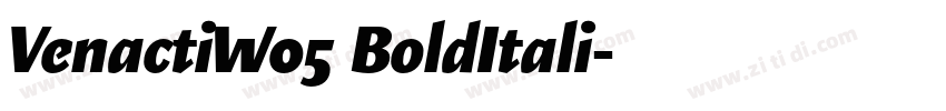 VenactiW05 BoldItali字体转换 VenactiW05 BoldItali字体转换